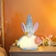 thumbnail image 4 of Decoraciones de Pascua, adornos de Pascua, regalos de Pascua, conejito peludo con lentejuelas brillantes, muñeco gnomo sin rostro, lindo conejito peludo de Pascua, regalo de cumpleaños, decoraciones d, 4 of 7