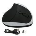 thumbnail image 2 of Ergonomic Vertical Mouse, USB Rechargeable  Optical Mouse with 800 1200 1600 DPI for PC Laptop Tablet, Broad Compatibility, 2 of 8