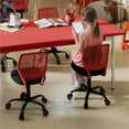 thumbnail image 1 of Homy Casa Lot de 2 chaises de bureau compactes à roulettes pour étudiants, 1 of 10