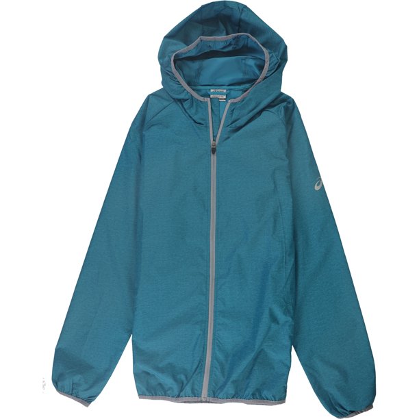 ASICS Mens Packable Jacket tealgry S
