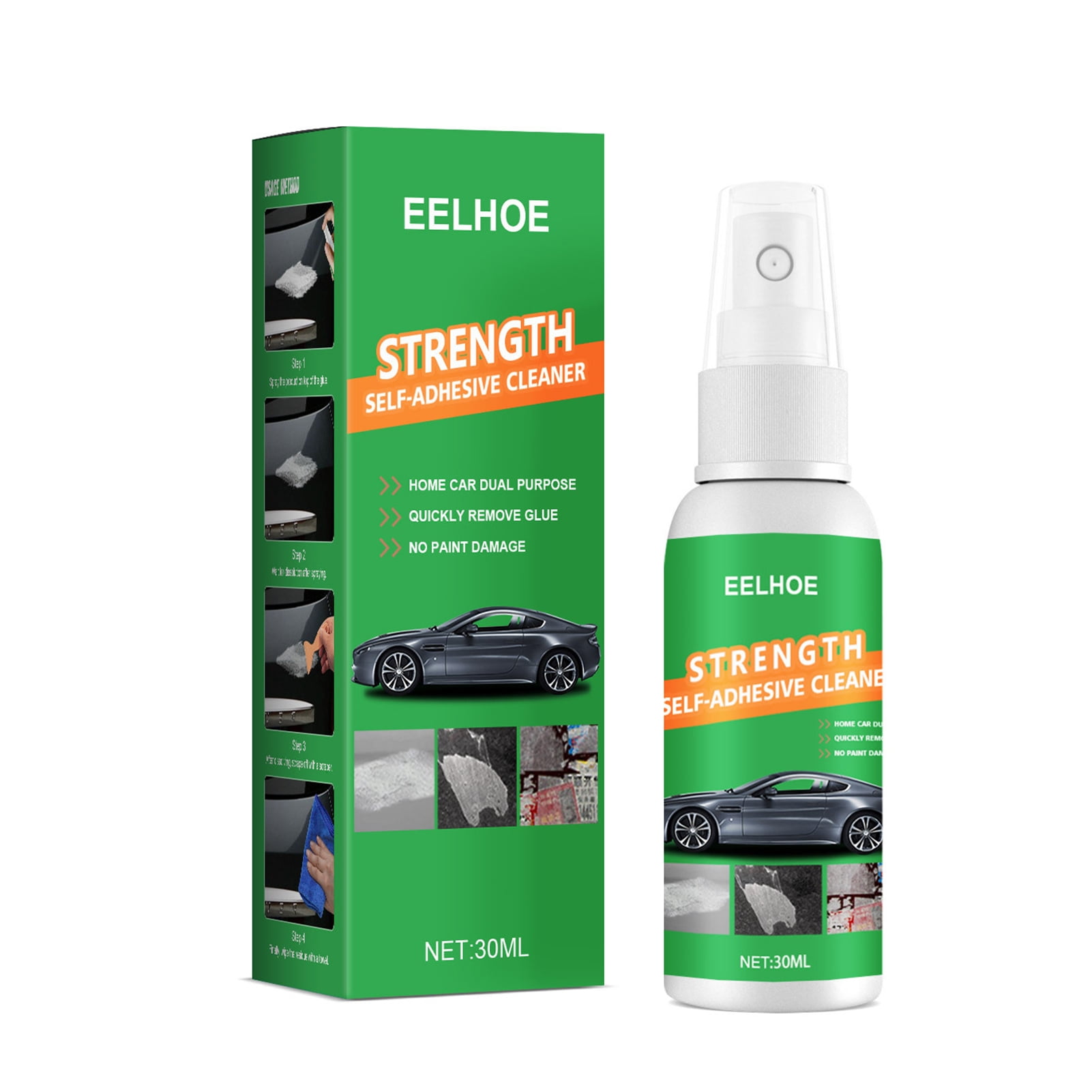 Sticker Remover Spray Non Damaging the Exterior Apply to Car Automobile