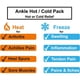 thumbnail image 5 of Envoltura de terapia de hielo para tobillo/pie deportivo, paquete de gel de hielo frío y caliente con abrazadera ajustable para tobillos torcidos, fascitis plantar Sincero  Hogar, 5 of 8