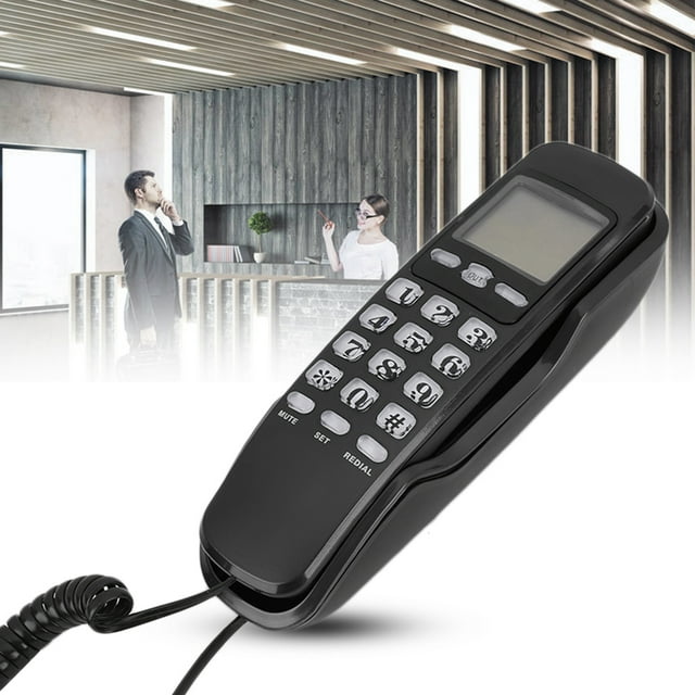 Teléfono de sistema dual, KX T888CID Identificador de llamadas Teléfono residencial Teléfono de oficina Rendimiento de alta gama