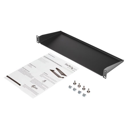 StarTech(スターテック) CABSHELF1U ブラック ラックマウント型棚板