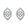 thumbnail image 3 of 0.75 CT TW G VS Diamond Marquise Shape Earrings 18K White Gold, 3 of 4