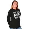 thumbnail image 3 of Some Moms Cuss Too Much Funny Mother Women Plus Size Long Sleeve Graphic Tee Brisco Brands 3X, 3 of 5