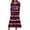 Wine, variant on Cavosen Womens Long Dresses with Long Sleeves Gray Maxi Dress High Waist V-Neck Calf Length Dress Striped Casual Trendy Dress Flowy Party Vacation Fall Winter Clothes 2XL