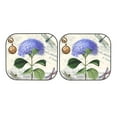 thumbnail image 7 of Naloa Vintage Flower 2 Piece Foldable Car Sun Shades, Car Windshield Sunshade, Front Window Sunshade for Car, Truck, SUV - Small, 7 of 7