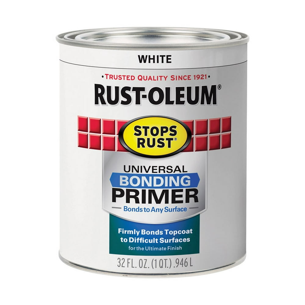 RustOleum Universal White Flat Bonding Primer 1 qt.