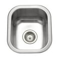 thumbnail image 1 of Houzer CS-1307-1 Club Series Undermount Small Bar & Prep Sink- Stainless Steel, 1 of 5