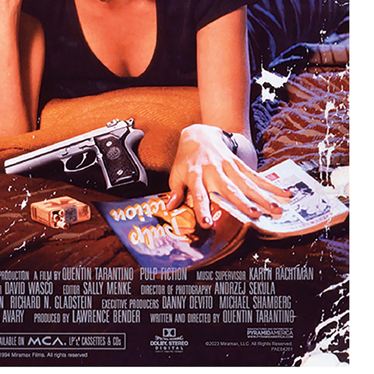 Pyramid America: Pulp Fiction: Movie Billing - 11x17 Poster Print - Cult Classic Film Artwork, Iconic Licensed Wall Decor, 90's Cinema Fan Collectible