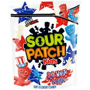 NEW Sour Patch Kids 4th Of July Red White  Blue Candy 1.9 lb. Bag (1)