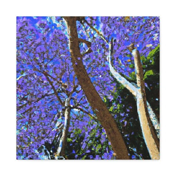 Jacaranda Tree Pop Art - Canvas