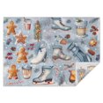 thumbnail image 1 of Rectangle Table Cover Christmas Winter Gingerbread Man Table Cloth,Decor Washable Table Cloths for Picnic Gathering Halloween Fall Thanksgiving Christmas, 1 of 5