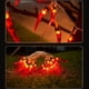 thumbnail image 3 of Guirnaldas de luces para exteriores, lámpara Led de chile rojo resistente a la intemperie, iluminación con pilas, luces de hadas navideñas para balcón festivo (3M-20LED), 3 of 5