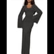 thumbnail image 1 of Vestido de Invitada de Boda para Mujer, Larga, Ajustado, de Punto Acanalado, Maxivestido Formal de Otoño Gris Oscuro S, 1 of 9