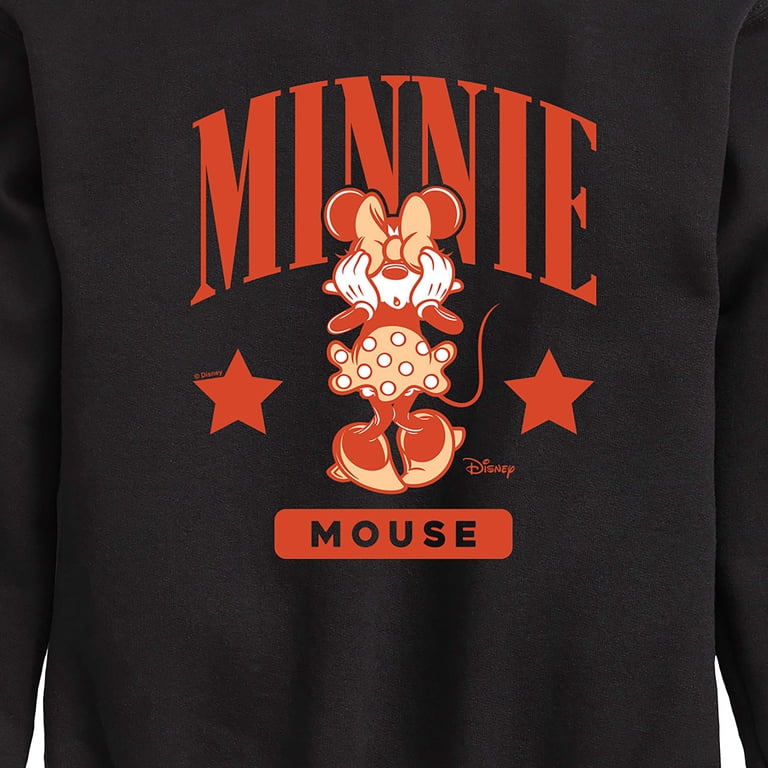 Disney - Minnie Mouse Collegiate - Toddler & Youth Crewneck Fleece