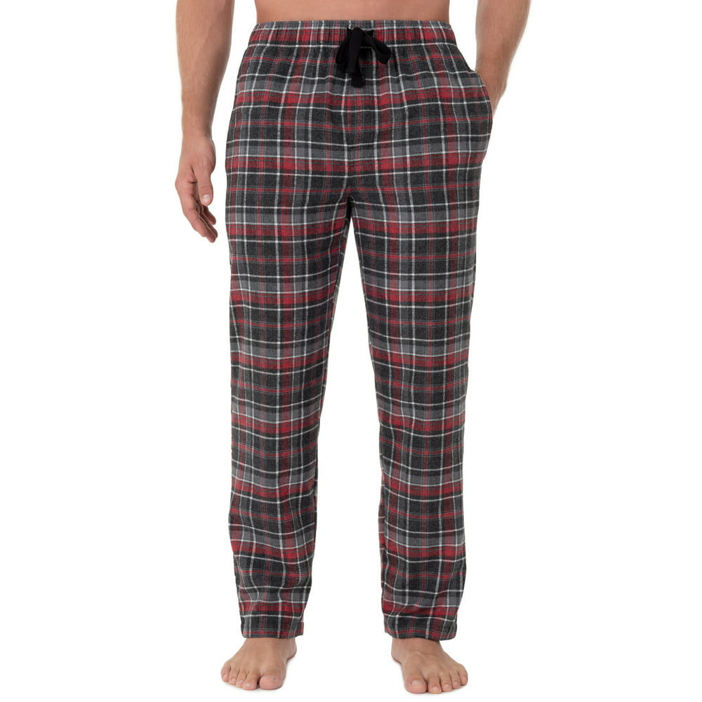 GEORGE - George Men's Plaid Woven Flannel Sleep Pant - Walmart.com ...