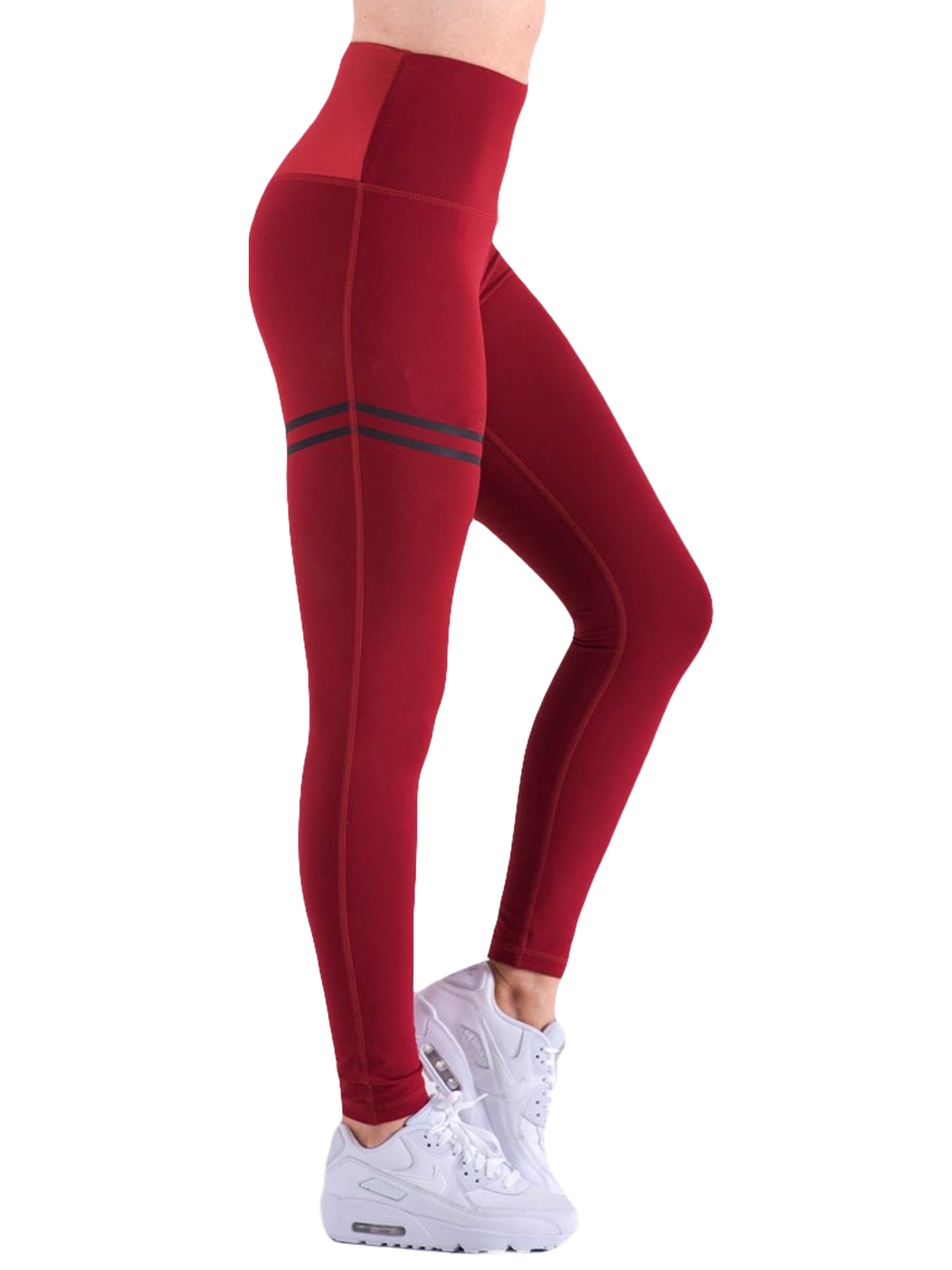 Womens Gym Fitness Seamless Yoga Leggings High Workout Ladies Sport Pants