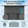 thumbnail image 4 of SANPTENT 16 inch 1920x1200 IPS FHD Laptop Computer, 16GB DDR4 RAM 512GB SSD, Intel Quad-Core Alder Lake N95, UHD Graphics, Wi-Fi, Bluetooth, Backlit Keyboard, Fingerprint, Windows 11 Pro, 4 of 7