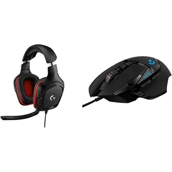 Wired Gaming Headset, 7.1 Surround Sound, DTS Headphone:X 2.0, Flip-to-Mute Mic, PC (Leatherette)