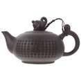 thumbnail image 1 of MasteelfCA 1PC Ceramic Retro Teapot Adornment Creative Ceramic Double Pot Teapot Tea Set, 1 of 8