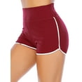 thumbnail image 4 of Women Yoga Shorts Ruched Butt Sport Gym Push up Running Elastic High Waist Shorts Butt Lifting Hot Pants Black/Blue/Rose Red/Purple, 4 of 7