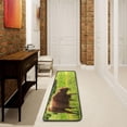 thumbnail image 3 of Dreamtimes Highland Cow Runner Rug 2'x6' Kitchen Rug Non Slip with Rubber Backing Cool Day Washable Soft Area Rug Carpet Entryway Rug Runner for Hallway Bedroom Kitchen Decor, 3 of 6