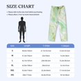 thumbnail image 4 of Fuzoiu Green And Gold Abstract Marble Print Men's Pajama Pants,Lounge Pants for Men,Lounge PJ Bottoms,Sleepwear Pants with Drawstring Pockets -X-Large, 4 of 6