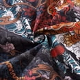 thumbnail image 6 of YIUME Men's Hawaiian Shirt Tiger in the Mist 1950s Vintage Cotton Short Sleeve Aloha Shirt, 6 of 9