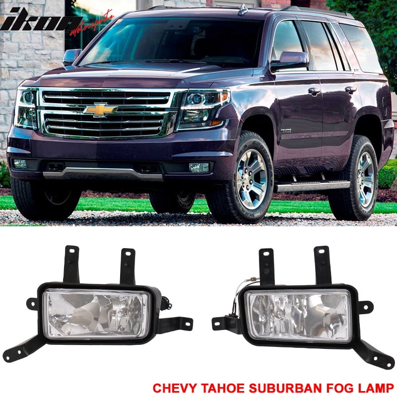 Compatible with 1517 Chevy Tahoe Suburban Front Fog Light Fog Lamp