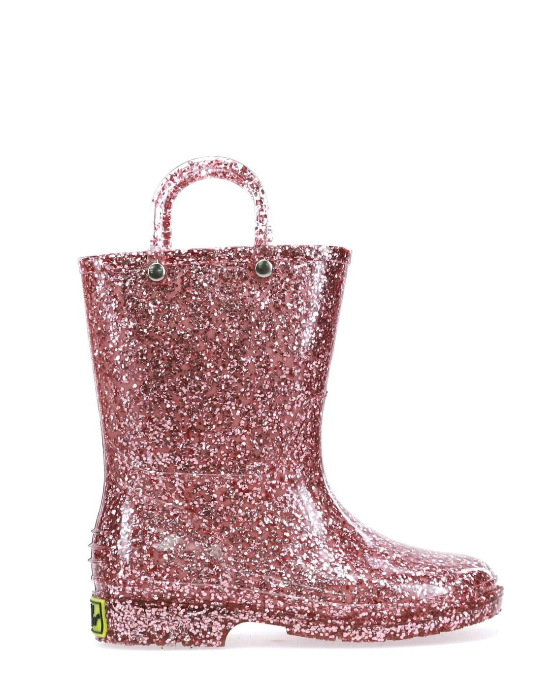 Western Chief Toddler and Little Kids Girls’ Glitter Rain Boots