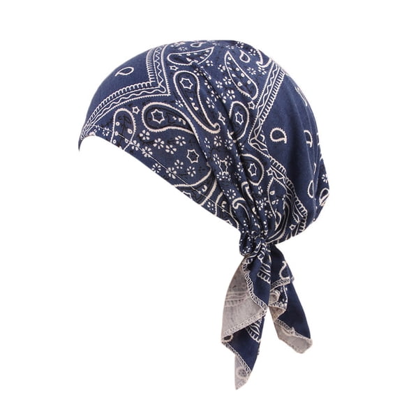 YODETEY Women Ruffle Cancer Chemo Hat Beanie Scarf Turban Head Wrap Cap Ny