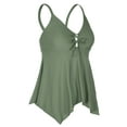 thumbnail image 2 of Firpearl Women's Tankini Swimsuits Modest Flowy Crossback Plus Size Bathing Suit Top, 2 of 5