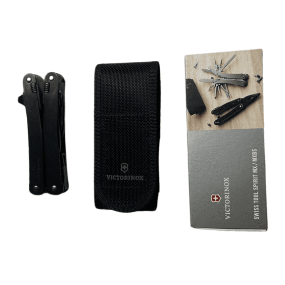 Victorinox Multifunctions Lightweight Army Swiss Tool Spirit MXBS, Black