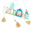 thumbnail image 2 of Placas Colgantes Navidad símbolo Invitado Bienvenido Adornos Árbol Navidad - árbol de navidad alce árbol de navidad SM SunniMix Navidad placas de madera signos, 2 of 7