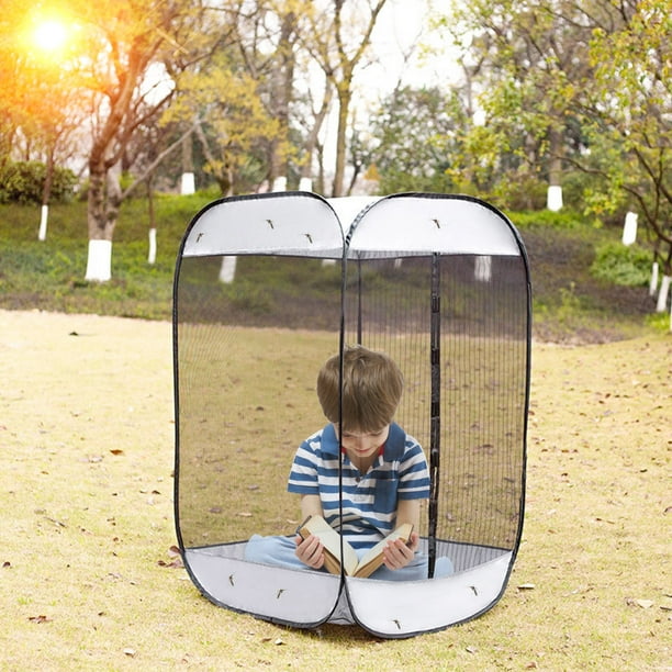 Pop up outlet personal tent