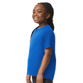 thumbnail image 4 of Gildan Youth Softstyle T-Shirt, Cotton Crewneck Tee for Boys & Girls, Kids T-Shirt, Royal, XL, 4 of 5