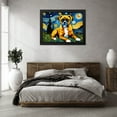 thumbnail image 3 of Stephen Chambers 32x25 Black Modern Wood Framed Wall Art Titled - Boxer, 3 of 6