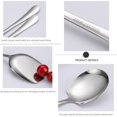 thumbnail image 4 of 2 cucharas públicas de acero inoxidable, cuchara grande para comida de Hotel, cuchara grande para servir en la cantimplora, cuchara para buffet, cuchara para pala esquí esquí Gafas de esquí, 4 of 5