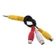 thumbnail image 5 of 3.5mm A 3 RCA Cable De Conector de sonido Y Video Adaptador AUX Cable RGB Video AV / TV Televisión CUTICAT Cable de 3, 5 of 8