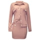 thumbnail image 4 of Cárdigan de cuello vuelto de manga larga de Color sólido a la moda para mujer, vestido informal de un solo pecho, conjunto de dos piezas Wmkox8yi bvn3931, 4 of 6