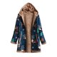 thumbnail image 2 of Puntoco Chaqueta De Mujer Moda Informal para Mujer Navidad Árbol De Navidad Estampado De Ciervos Felpa Cálida Chaqueta De Manga Larga Abrigo Largo con Capucha Liquidación De Navidad Puntoco Puntoco-4906, 2 of 9
