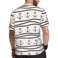 thumbnail image 2 of Rocae Anchors and Ropes for Men's Mesh Quick-Dry Short Sleeve Workout T-Shirt,Mens Crew Neck Tee Lightweight Soft Classic T Shirts 4X-Large, 2 of 9