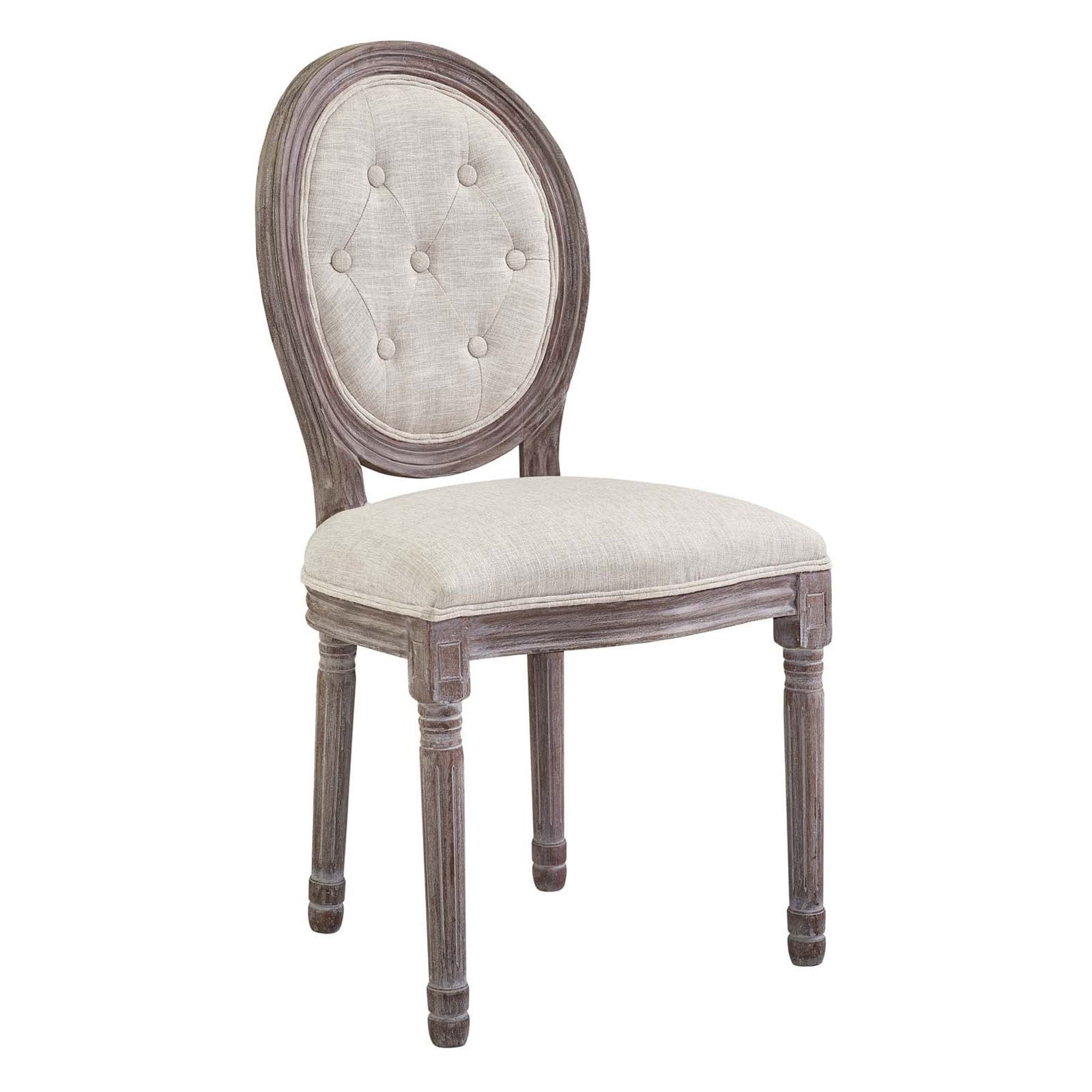 vintage french upholstered dining chair