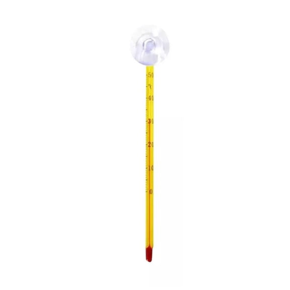 Fish Tank Water Temperature Thermometer Glass Meter High I3Z2 Precision.