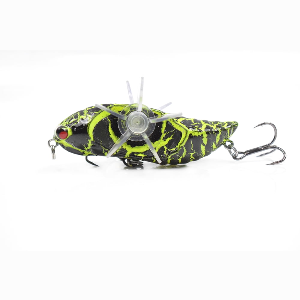 NEW Universal Insects Lures Winged Cicada Surface Walker Fishing Lures Great