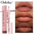 thumbnail image 3 of Smooth Retractable Matte Lip Liner by Clubday, 6 Blendable Nude Shades Long Wear Transfer Resistant Lip Definer Pencil for Natural Full Lip Shape, 3 of 12