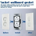 thumbnail image 6 of 10-Pack Outlet Adjustment Plate Spacers - , Self-Leveling Electrical Socket Extenders for Uneven Surfaces, 6 of 8