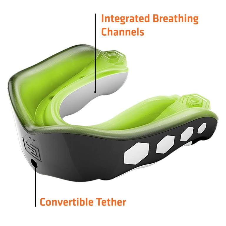 Shock Doctor, Gel Max Mouthguard, Adult, Lemon Lime - Walmart.com